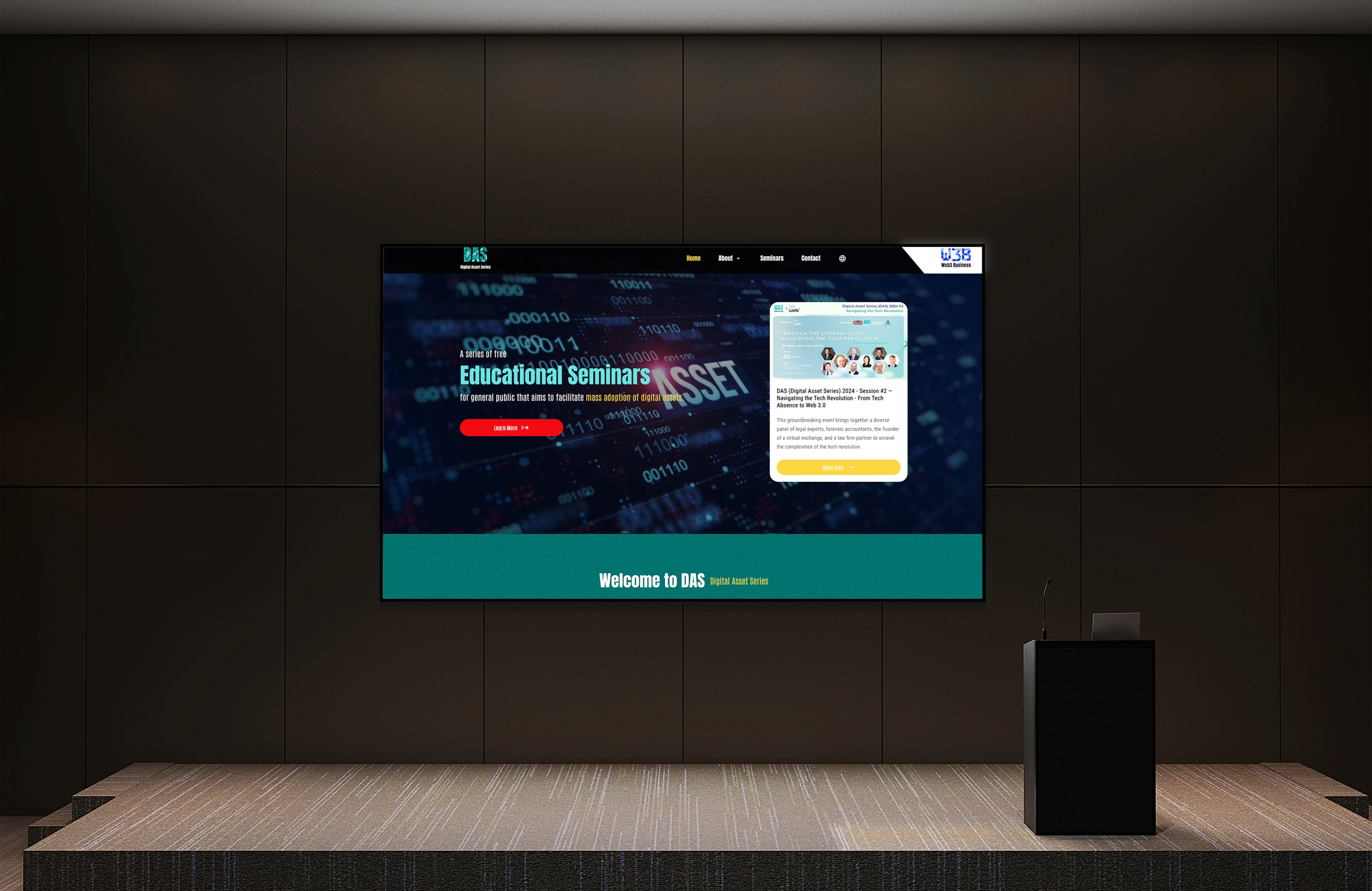 DAS Website UI/UX Design Case Study