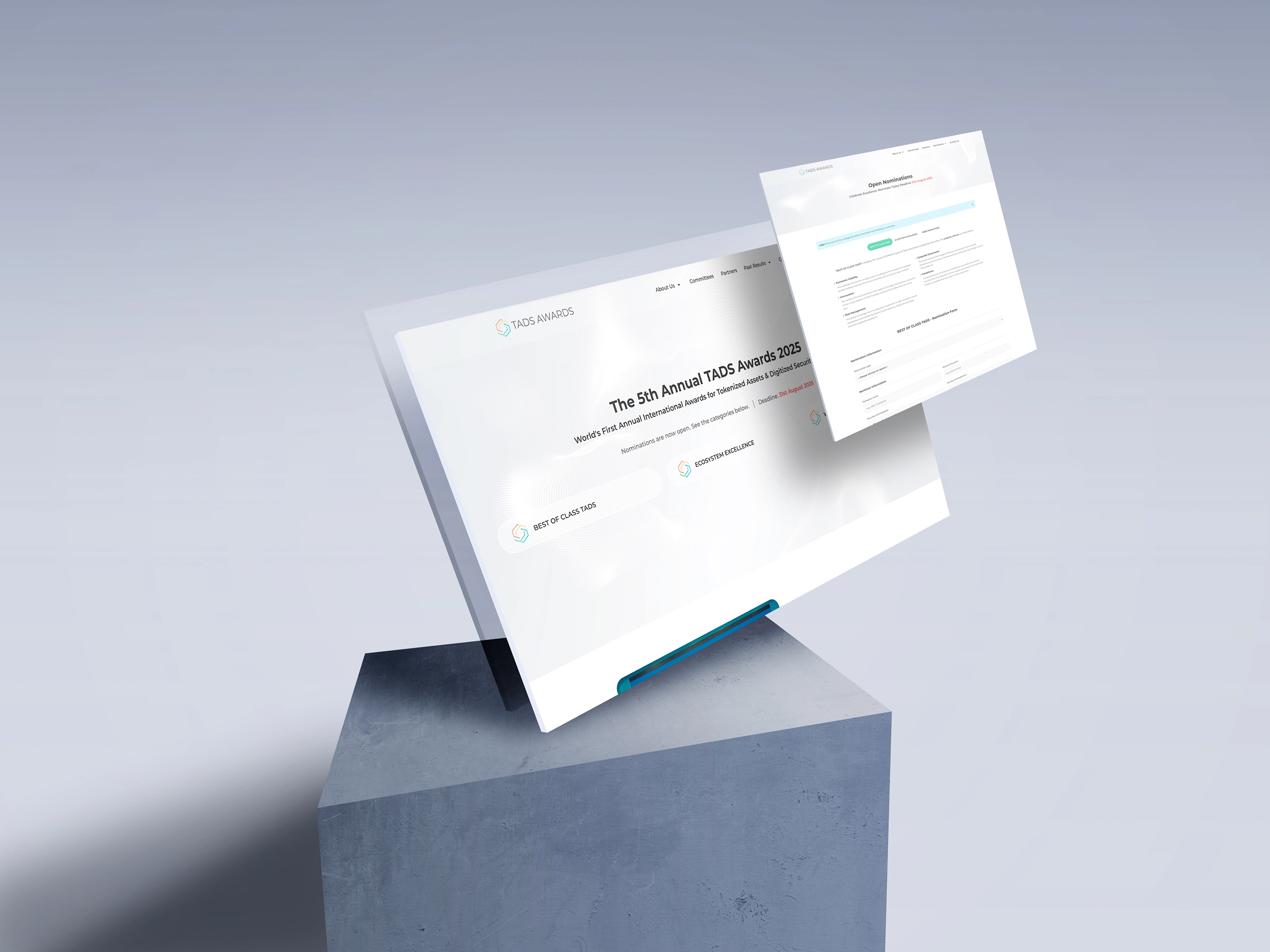 TADS Awards Website UI/UX Design Case Study