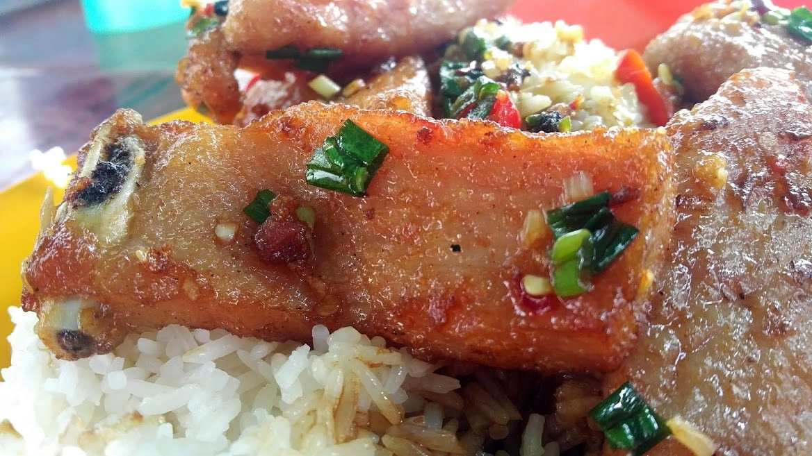 Hong Kong Pork Chop Rice Meal